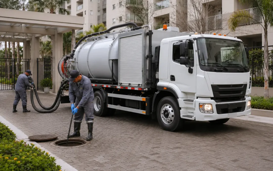 Quando o Caminhão Hidrojato É a Melhor Escolha para Condomínios da Barra da Tijuca